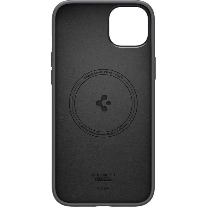 Spigen Iphone 14 Plus|Apple-Etui iPhone 14 Plus Silicone Fit Mag Magsafe Black