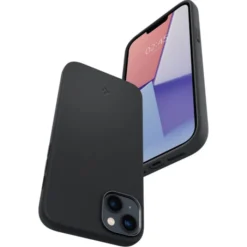 Spigen Iphone 14 Plus|Apple-Etui iPhone 14 Plus Silicone Fit Mag Magsafe Black