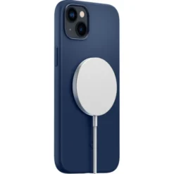 Spigen Iphone 14 Plus|Apple-Etui iPhone 14 Plus Silicone Fit Mag Magsafe Navy Blue
