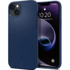 Spigen Iphone 14 Plus|Apple-Etui iPhone 14 Plus Silicone Fit Mag Magsafe Navy Blue