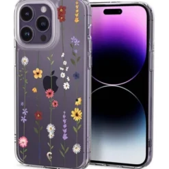 Spigen Iphone 14 Pro|Apple-Etui iPhone 14 Pro Cyrill Cecile Flower Garden