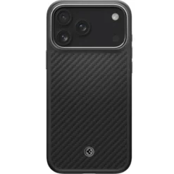 Spigen Iphone 17 Pro Max|Apple-ETUI IPHONE 17 PRO ENZO ARAMID ”T” MAG MAGSAFE BLACK/SILVER