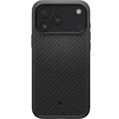 Spigen Iphone 17 Pro|Apple-ETUI IPHONE 17 PRO ENZO ARAMID ”T” MAG MAGSAFE CZARNE