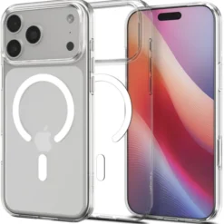 Spigen Iphone 17 Pro|Apple-ETUI IPHONE 17 PRO LIQUID CRYSTAL MAG MAGSAFE CLEAR/WHITE