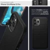 Spigen Iphone 12 Pro|Apple-Etui iPhone 12 / 12 Pro Liquid Air Matte Black Czarne Case