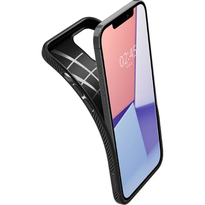 Spigen Iphone 12 Pro|Apple-Etui iPhone 12 / 12 Pro Liquid Air Matte Black Czarne Case