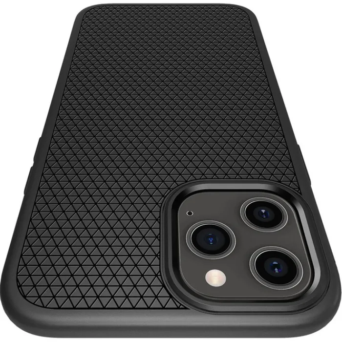 Spigen Iphone 12 Pro|Apple-Etui iPhone 12 / 12 Pro Liquid Air Matte Black Czarne Case
