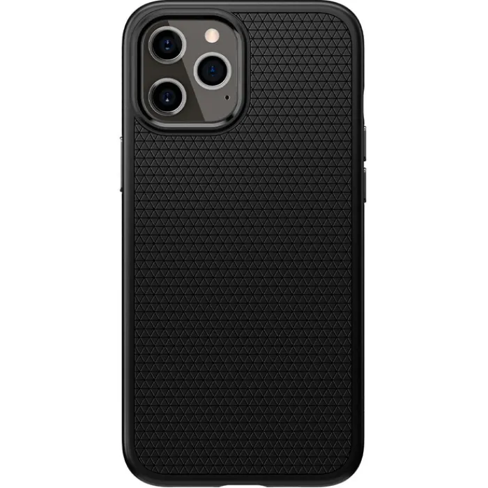 Spigen Iphone 12 Pro|Apple-Etui iPhone 12 / 12 Pro Liquid Air Matte Black Czarne Case
