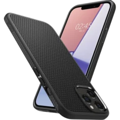 Spigen Iphone 12 Pro|Apple-Etui iPhone 12 / 12 Pro Liquid Air Matte Black Czarne Case