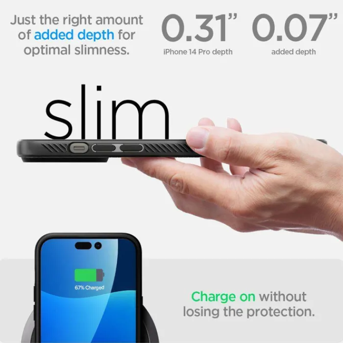Spigen Iphone 14 Pro|Apple-Etui iPhone 14 Pro Liquid Air Matte Black Case