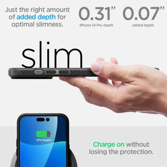 Spigen Iphone 14 Pro|Apple-Etui iPhone 14 Pro Liquid Air Matte Black Case