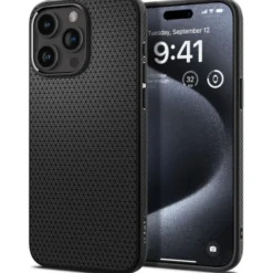 Spigen Iphone 15 Pro|Apple-Etui iPhone 15 Pro Liquid Air Matte Black Case