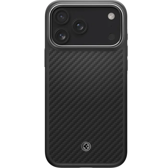 Spigen Iphone 17 Pro Max|Apple-ETUI IPHONE 17 PRO MAX ENZO ARAMID ”T” MAG MAGSAFE BLACK/SILVER