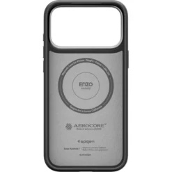 Spigen Iphone 17 Pro Max|Apple-ETUI IPHONE 17 PRO MAX ENZO ARAMID ”T” MAG MAGSAFE BLACK/SILVER