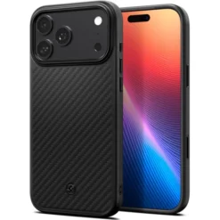Spigen Iphone 17 Pro Max|Apple-ETUI IPHONE 17 PRO MAX ENZO ARAMID ”T” MAG MAGSAFE CZARNE