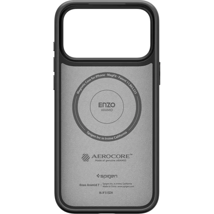 Spigen Iphone 17 Pro Max|Apple-ETUI IPHONE 17 PRO MAX ENZO ARAMID ”T” MAG MAGSAFE CZARNE