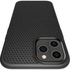 Spigen Iphone 12 Pro Max|Apple-Etui iPhone 12 Pro Max Liquid Air Matte Black Czarne Case