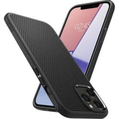 Spigen Iphone 12 Pro Max|Apple-Etui iPhone 12 Pro Max Liquid Air Matte Black Czarne Case