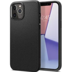 Spigen Iphone 12 Pro Max|Apple-Etui iPhone 12 Pro Max Liquid Air Matte Black Czarne Case