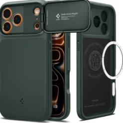 Spigen Iphone 17 Pro Max|Apple-ETUI IPHONE 17 PRO MAX OPTIK ARMOR MAG MAGSAFE ABYSS GREEN