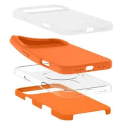 Spigen Iphone 17 Pro Max|Apple-ETUI IPHONE 17 PRO MAX SILICONE FIT MAG MAGSAFE COSMIC ORANGE