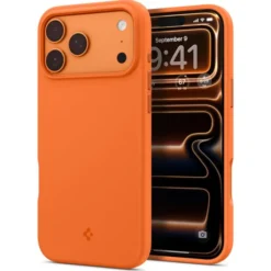 Spigen Iphone 17 Pro Max|Apple-ETUI IPHONE 17 PRO MAX SILICONE FIT MAG MAGSAFE COSMIC ORANGE
