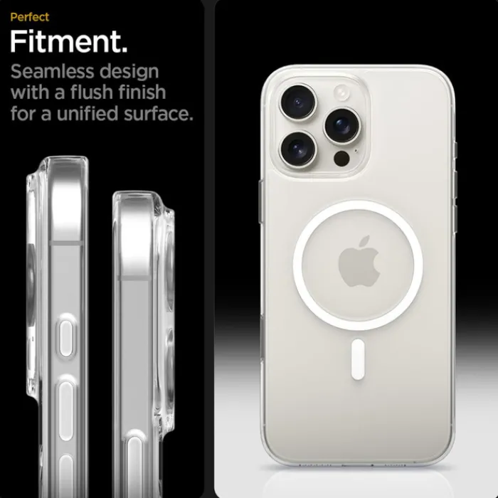 Spigen Iphone 16 Pro Max|Iphone 16 Pro Max-ETUI IPHONE 16 PRO MAX THIN FIT MAG MAGSAFE PRZEZROCZYSTE/BIAŁE