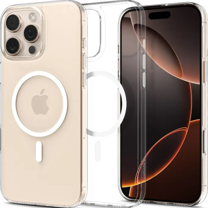 Spigen Iphone 16 Pro Max|Iphone 16 Pro Max-ETUI IPHONE 16 PRO MAX THIN FIT MAG MAGSAFE PRZEZROCZYSTE/BIAŁE