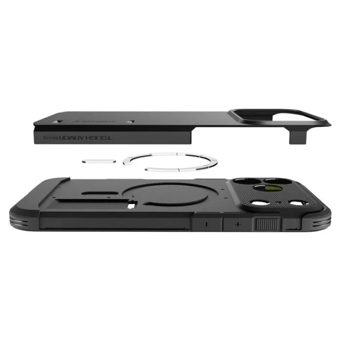 Spigen Iphone 17 Pro Max|Apple-ETUI IPHONE 17 PRO MAX TOUGH ARMOR ”T” MAG MAGSAFE CZARNE