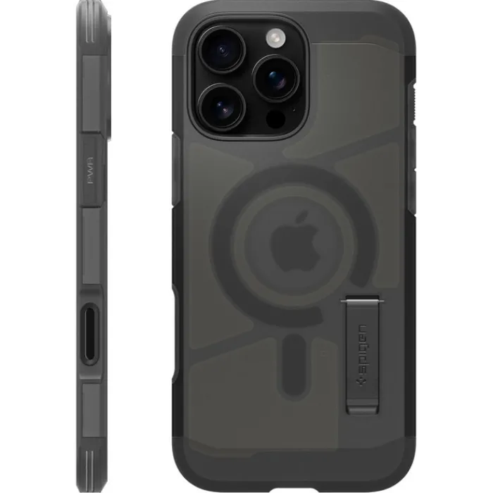 Spigen Iphone 16 Pro Max|Iphone 16 Pro Max-ETUI IPHONE 16 PRO MAX TOUGH ARMOR ”T” MAG MAGSAFE FROST BLACK