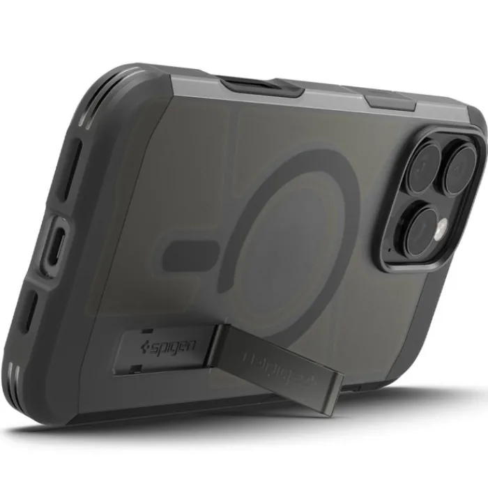 Spigen Iphone 16 Pro Max|Iphone 16 Pro Max-ETUI IPHONE 16 PRO MAX TOUGH ARMOR ”T” MAG MAGSAFE FROST BLACK