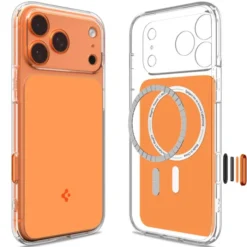 Spigen Iphone 17 Pro Max|Apple-ETUI IPHONE 17 PRO MAX ULTRA HYBRID ”T” MAG MAGSAFE GLOSSY ORANGE