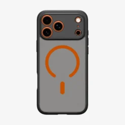 Spigen Iphone 17 Pro Max|Apple-ETUI IPHONE 17 PRO MAX ULTRA HYBRID MAG MAGSAFE FROST BLACK/ORANGE