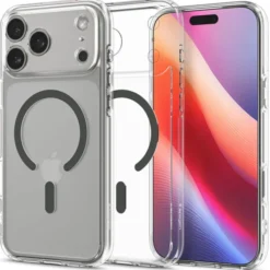 Spigen Iphone 17 Pro Max|Apple-ETUI IPHONE 17 PRO MAX ULTRA HYBRID MAG MAGSAFE CLEAR/GRAPHITE
