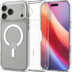 Spigen Iphone 17 Pro Max|Apple-ETUI IPHONE 17 PRO MAX ULTRA HYBRID MAG MAGSAFE CLEAR/WHITE