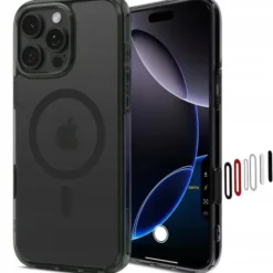 Spigen Iphone 16 Pro Max|Iphone 16 Pro Max-ETUI IPHONE 16 PRO MAX ULTRA HYBRID ”T” MAG MAGSAFE MATOWE CZARNE