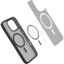 Spigen Iphone 16 Pro Max|Iphone 16 Pro Max-ETUI IPHONE 16 PRO MAX ULTRA HYBRID ”T” MAG MAGSAFE MATOWE CZARNE