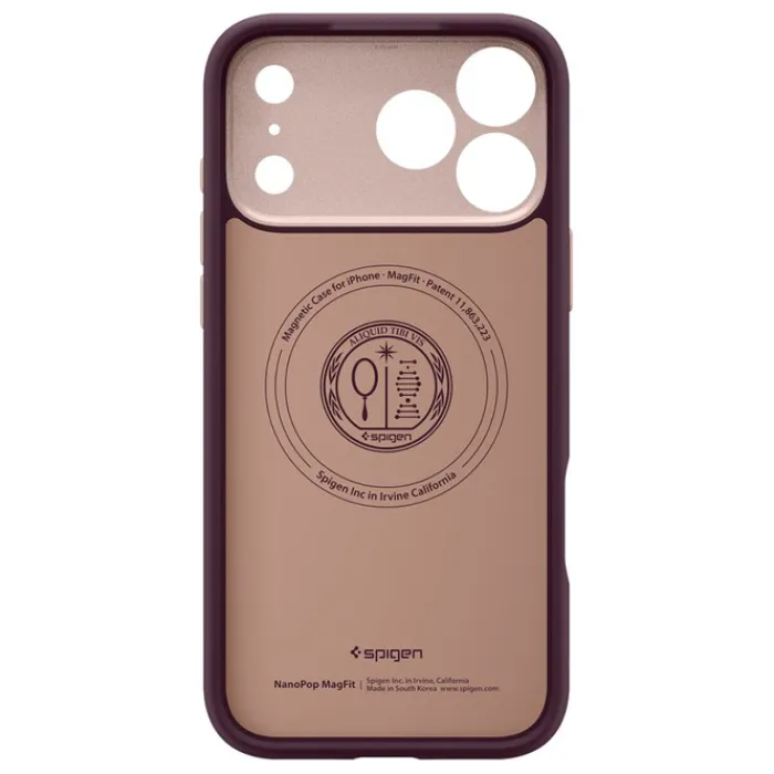 Spigen Iphone 17 Pro|Apple-ETUI IPHONE 17 PRO NANO POP MAG MAGSAFE BURGUNDY BEAN