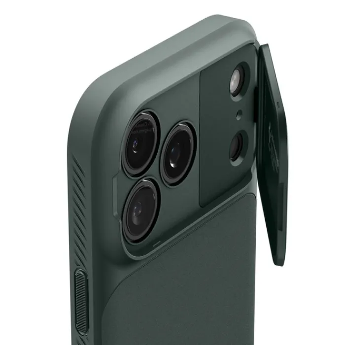 Spigen Iphone 17 Pro|Apple-ETUI IPHONE 17 PRO OPTIK ARMOR MAG MAGSAFE ABYSS GREEN