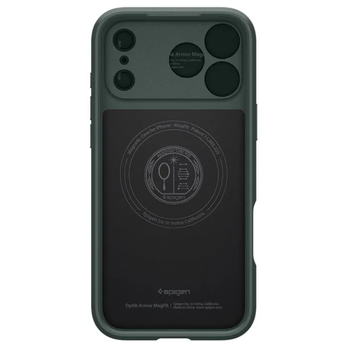 Spigen Iphone 17 Pro|Apple-ETUI IPHONE 17 PRO OPTIK ARMOR MAG MAGSAFE ABYSS GREEN
