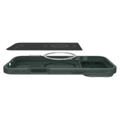 Spigen Iphone 17 Pro|Apple-ETUI IPHONE 17 PRO OPTIK ARMOR MAG MAGSAFE ABYSS GREEN