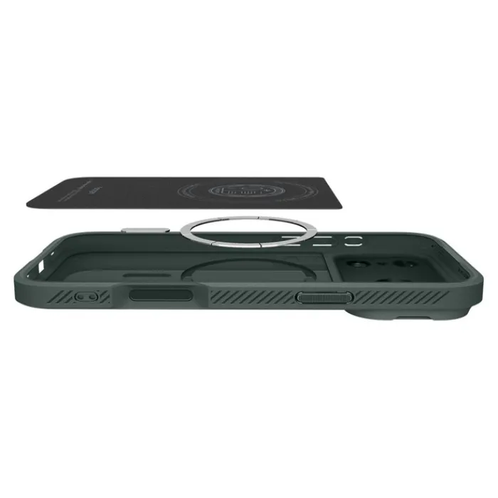 Spigen Iphone 17 Pro|Apple-ETUI IPHONE 17 PRO OPTIK ARMOR MAG MAGSAFE ABYSS GREEN