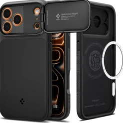 Spigen Iphone 17 Pro|Apple-ETUI IPHONE 17 PRO OPTIK ARMOR MAG MAGSAFE CZARNE