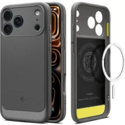 Spigen Iphone 17 Pro|Apple-ETUI IPHONE 17 PRO RUGGED ARMOR MAG MAGSAFE GREY