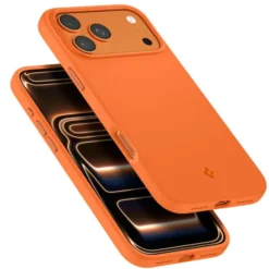 Spigen Iphone 17 Pro|Apple-ETUI IPHONE 17 PRO SILICONE FIT MAG MAGSAFE COSMIC ORANGE