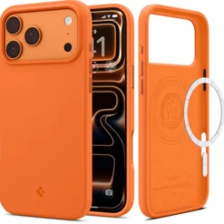 Spigen Iphone 17 Pro|Apple-ETUI IPHONE 17 PRO SILICONE FIT MAG MAGSAFE COSMIC ORANGE