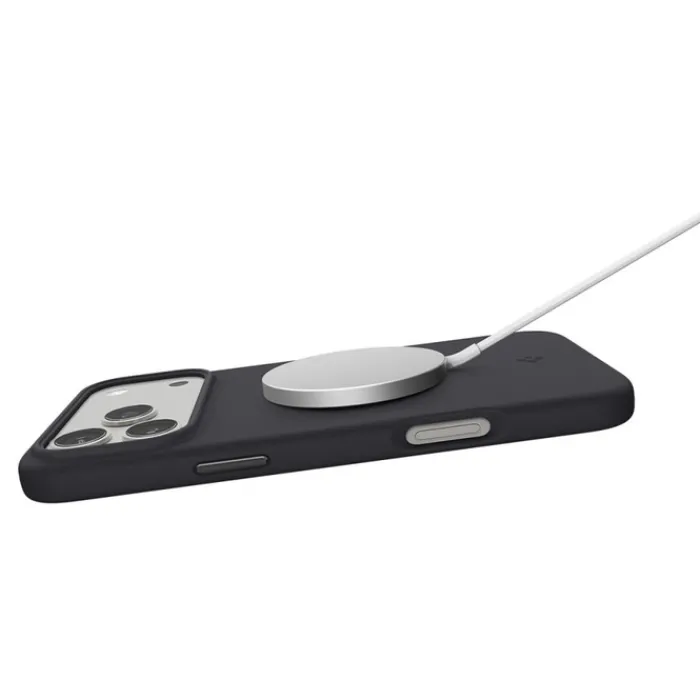 Spigen Iphone 17 Pro|Apple-ETUI IPHONE 17 PRO SILICONE FIT MAG MAGSAFE BLACK