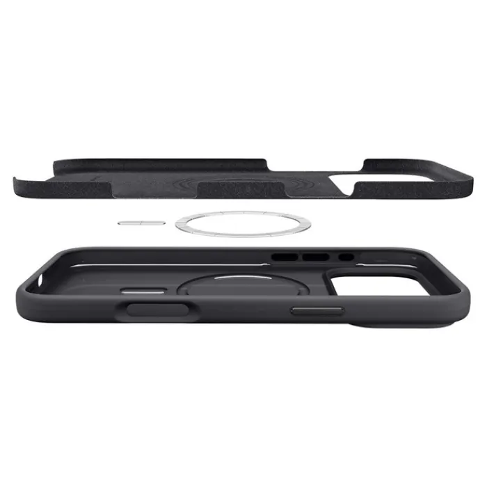 Spigen Iphone 17 Pro|Apple-ETUI IPHONE 17 PRO SILICONE FIT MAG MAGSAFE BLACK