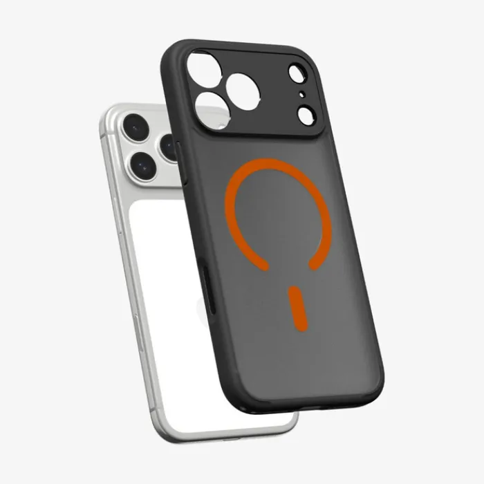Spigen Iphone 17 Pro|Apple-ETUI IPHONE 17 PRO ULTRA HYBRID MAG MAGSAFE FROST BLACK/ORANGE