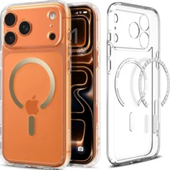 Spigen Iphone 17 Pro|Apple-ETUI IPHONE 17 PRO ULTRA HYBRID MAG MAGSAFE CLEAR/GOLD